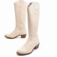 Secret Sales Women's White Knee High Boots