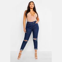 Debenhams Women's Ripped Mom Jeans