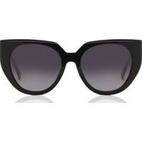 SmartBuy Collection Women's Black Cat Eye Sunglasses
