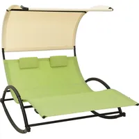 Berkfield Sun Loungers With Canopy