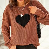 SHEIN Women's Brown Knitted Cardigans