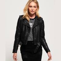 Superdry Leather Biker Jackets for Women