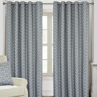 HOMESCAPES Grey Curtains