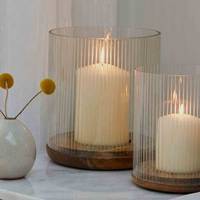 Ivyline Glass Candle Holders