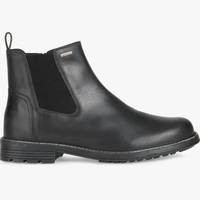 Geox Men's Black Leather Chelsea Boots