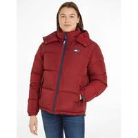 Tommy Women's Red Puffer Jackets