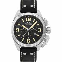 Tw Steel Mens Chronograph Watches With Leather Strap