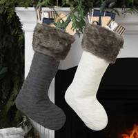 Dibor Knitted Christmas Stockings