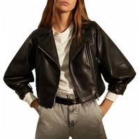 BrandAlley Women's Black Biker Jackets