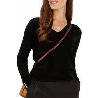 Loop Cashmere Women's Cashmere V Neck Jumpers