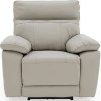Choice Furniture Superstore Grey Leather Armchairs