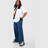 boohoo Women's Split Hem Jeans