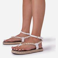 Ego Shoes Women's White Sandals