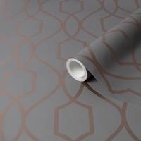GoodHome Rose Gold Wallpaper