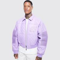 boohooMAN Men's Quilted Bomber Jackets