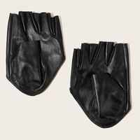 SHEIN Women's Leather Gloves