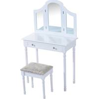 HOMCOM Dressing Table Chairs