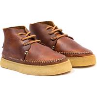 Yogi Footwear Mens Brown Leather Shoes