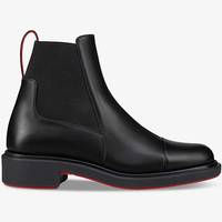 CHRISTIAN LOUBOUTIN Men's Black Leather Chelsea Boots