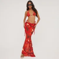 Ego Shoes Women's Red Bikini Sets