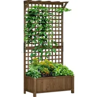 Cherry Lane Garden Centres Garden Planters with Trellis