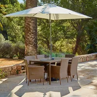 Dakota Fields 6 Seater Rattan Dining Sets