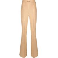 Elisabetta Franchi Women's High Waisted Flared Trousers