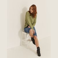 Fat Face Women's Green Jumpers