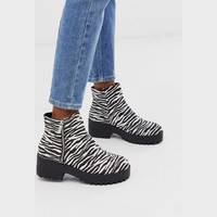 ASOS Women's Zebra Print Ankle Boots