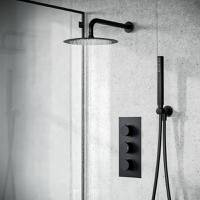 Nes Home Black Thermostatic Showers