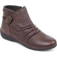 Padders Women's Leather Ankle Boots