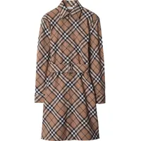 FARFETCH Burberry Women's Check Shirt Dresses