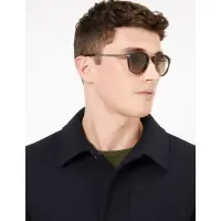 Shop Marks & Spencer Men's Round Sunglasses up to 65% Off | DealDoodle