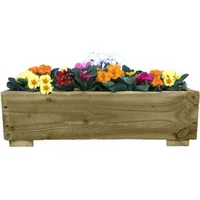 B&Q Ruby UK Wooden Garden Planters