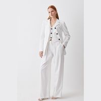 Karen Millen Women's Pinstripe Trousers