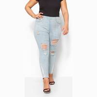 Yours Plus Size Ripped Jeans