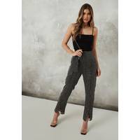 Missguided Women's Sequin Trousers