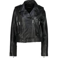 Shop TK Maxx Women's Black Leather Jackets up to 85% Off | DealDoodle
