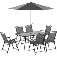 Aosom UK Metal Garden Furniture Sets