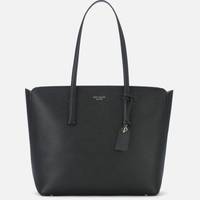MyBag.com Women's Black Leather Tote Bags