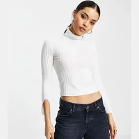 ASOS Miss Selfridge Women's White Jumpers