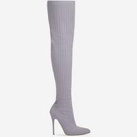 Ego Shoes Women's Grey Knee High Boots