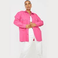 PrettyLittleThing Women's Pink Denim Jackets