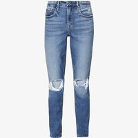 Good American Women's Cropped Stretch Jeans