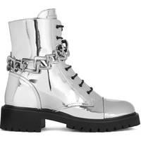 Giuseppe Zanotti Womens Silver Ankle Boots