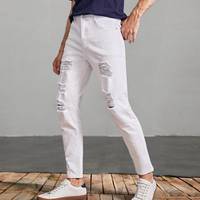 SHEIN Men's White Jeans