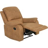 Argos Brown Leather Armchairs
