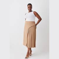 Karen Millen Women's Brown Pleated Skirts