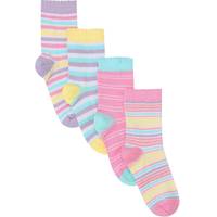M&Co Girl's Stripe Socks