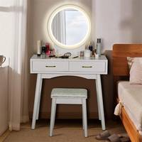 Canora Grey Dressing Tables With Lights